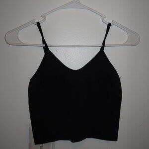 black crop tank top
